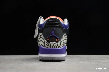 Hyperoad BLACK RETRO JORDAN PURPLE 3 COURT - 0822